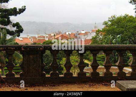 Lisbonne, Portugal- 28 décembre 2017, l'art topiaire:jardin dans le jardin botanique de Ajuda en hiver à Lisbonne, Portugal Banque D'Images