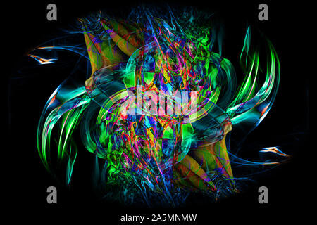 La fumée recyclé Cette image a été créée à l'aide de diverses photographies de fumée qui étaient alors maninpulated l'utilisation de logiciels pour la production Banque D'Images