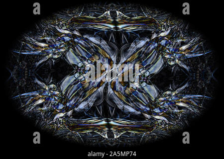 La fumée recyclé Cette image a été créée à l'aide de diverses photographies de fumée qui étaient alors maninpulated l'utilisation de logiciels pour la production Banque D'Images