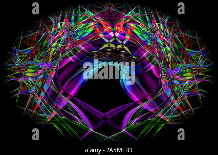 La fumée recyclé Cette image a été créée à l'aide de diverses photographies de fumée qui étaient alors maninpulated l'utilisation de logiciels pour la production Banque D'Images