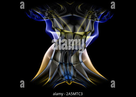 La fumée recyclé Cette image a été créée à l'aide de diverses photographies de fumée qui étaient alors maninpulated l'utilisation de logiciels pour la production Banque D'Images
