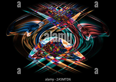 La fumée recyclé Cette image a été créée à l'aide de diverses photographies de fumée qui étaient alors maninpulated l'utilisation de logiciels pour la production Banque D'Images