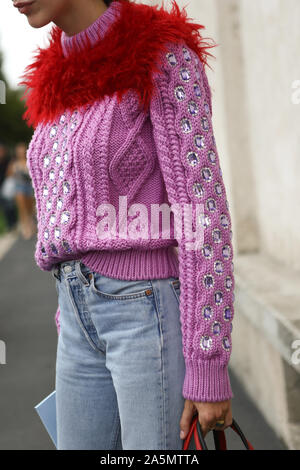 Estelle Chemouny assister à l'exposition au cours de Milan Fashion Week septembre 18,2019 Banque D'Images