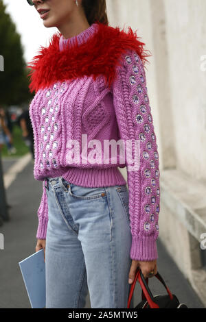 Estelle Chemouny assister à l'exposition au cours de Milan Fashion Week septembre 18,2019 Banque D'Images