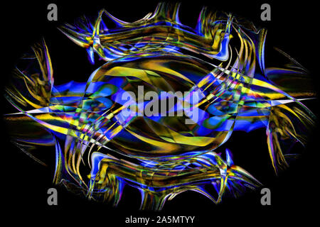 La fumée recyclé Cette image a été créée à l'aide de diverses photographies de fumée qui étaient alors maninpulated l'utilisation de logiciels pour la production Banque D'Images