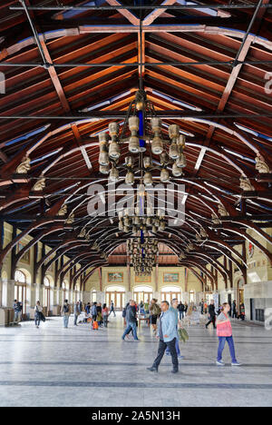 À l'intérieur du chalet dans le Parc du Mont Royal Le Mont Royal, Montréal, Québec Banque D'Images