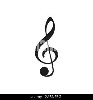 Icône Note de musique, musique avec pas le droit de signer. Icône Note de musique et de bloquer, interdits, interdire le symbole. Vector illustration Illustration de Vecteur