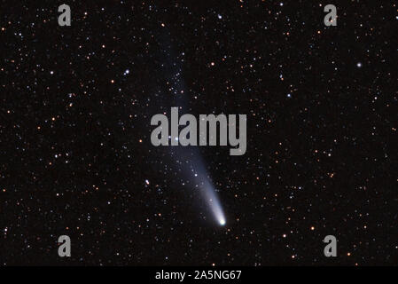 La comète de Halley, photographiée en 1986 par la Nouvelle-Zélande Banque D'Images