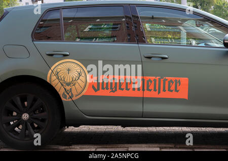 Jägermeister voiture de société à Amsterdam aux Pays-Bas 2019 Banque D'Images