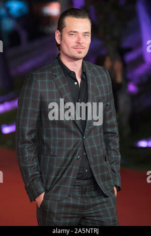 Rome, Italie. 20 Oct, 2019. Christopher Backus lors de la première du film 'noyade' à la 14e Festival International du Film de Rome/Festa del cinema di Roma 2019 à l'Auditorium Parco della Musica. Rome, 20.10.2019 | Conditions de crédit dans le monde entier : dpa/Alamy Live News Banque D'Images