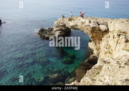 Ayia Napa Chypre pont d'amour Banque D'Images