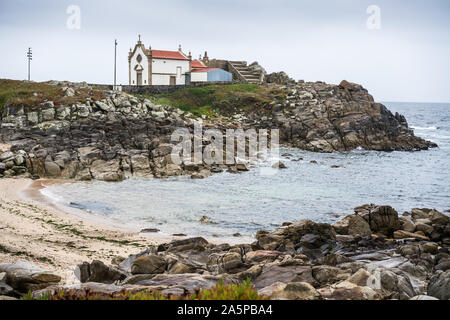 Chapelle de la Bonne Nouvelle (Capela da Boa Nova), le Portugal. Camino portugais, Camino de Santiago de Compostela. Banque D'Images