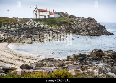 Chapelle de la Bonne Nouvelle (Capela da Boa Nova), le Portugal. Camino portugais, Camino de Santiago de Compostela. Banque D'Images