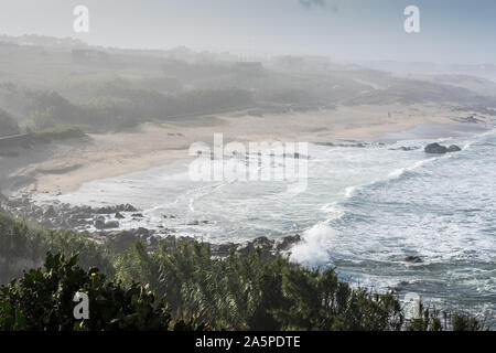 Labruge beach, le Portugal, l'Europe. Camino de portugais Banque D'Images