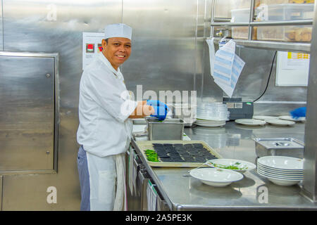 Mme la reine Victoria Galley (cuisine) Banque D'Images