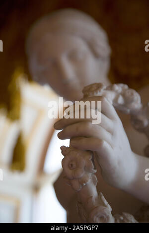 Des statues en marbre blanc, Osborne House, Île de Wight, Royaume-Uni Banque D'Images