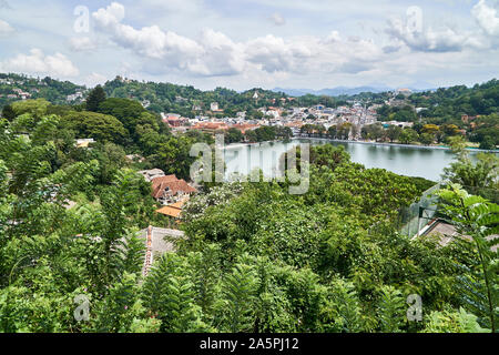 Kandy ville Sri Lanka Banque D'Images