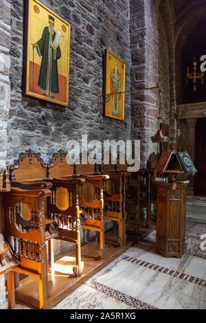 Monastère d'Hosios Loukas chapelle en Béotie, en Grèce,Distomo Banque D'Images