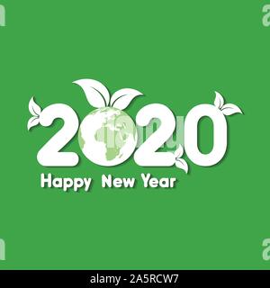 Illustration du message d'accueil pour l'année 2020 nouveau stock vector Illustration de Vecteur