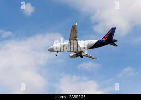 Airbus A319-100, Brussels Airlines Banque D'Images