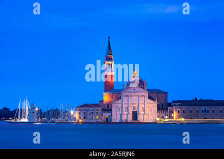 Di San Giorgio Maggiore, au lever du soleil, Venise, Italie Banque D'Images