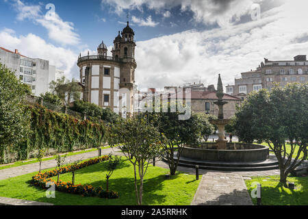 Chapelle de pèlerinage de Pontevedra, Espagne, Europe. Camino portugais Banque D'Images