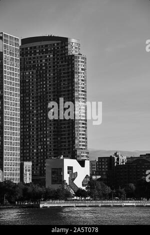 Hunters Point bibliothèque communautaire, conçu par Steven Holl Architects Banque D'Images