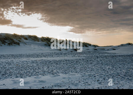 Plage à côté de Lille dans le nord du Danemark. Banque D'Images