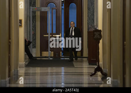 Octobre 22, 2019, Washington, District of Columbia, États-Unis : les États-Unis représentant Jerrold Nadler (démocrate de New York) arrive à la colline du Capitole à Washington, D.C., États-Unis le 22 octobre 2019. (Crédit Image : © Stefani Reynolds/CNP via Zuma sur le fil) Banque D'Images