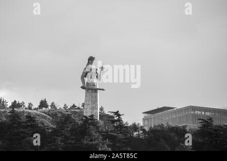 Kartlis Deda, mère d'un monument d'une géorgienne en Géorgie Tbilissi la capitale Banque D'Images