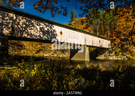 Pont couvert de Scott   Townshend, Vermont, Etats-Unis Banque D'Images