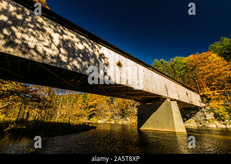 Pont couvert de Scott   Townshend, Vermont, Etats-Unis Banque D'Images