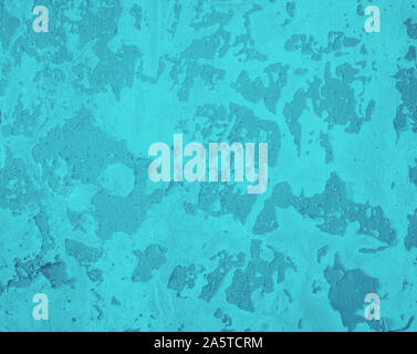 Ancien bleu, la texture du mur de béton , vintage Banque D'Images