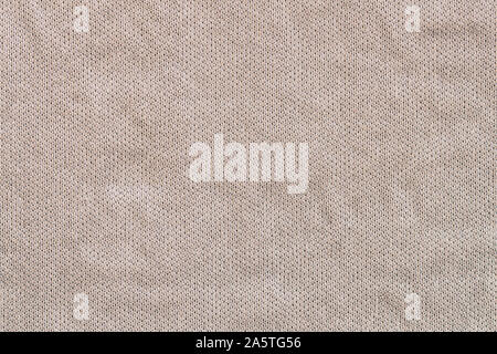 Tissu coton gris beige, en toile de fond, le motif texture Banque D'Images