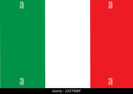 Nationalfahne, Flagge von Italien, Europa Banque D'Images