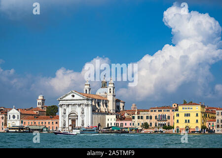 Vue de l'église Santa Maria del Rosario à Venise, Italie. Banque D'Images