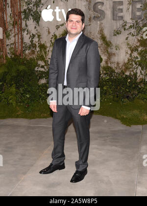 19 octobre 2019, Westwood, Californie, États-Unis : 21 octobre 2019 - Westwood, Californie - Jon Steinberg. Première mondiale de ''See'' d'Apple TV+ au Fox Village Theater. Crédit photo : Billy Bennight/AdMedia Banque D'Images