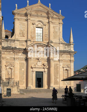 Croatie, Dubrovnik, vieille ville, église, Saint Ignace Banque D'Images