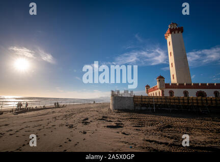 L'emblématique phare monumental de la Serena, La Serena, Chili. Banque D'Images