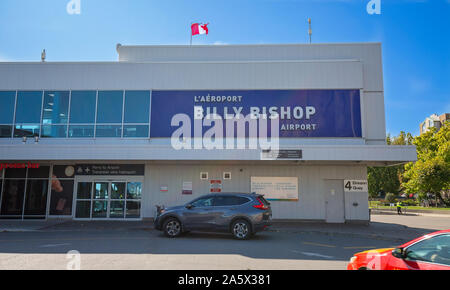 Toronto, Canada, août 2019 20 : Billy Bishop regional airport situé sur les îles de Toronto près de Toronto Downtown Banque D'Images