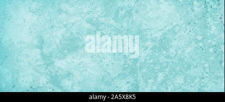 Grungy ancien bleu fond vert marbré vintage grunge grâce à une couche de pierre roche et de l'écaillage de la peinture sur rust metal Textures Banque D'Images