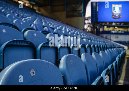 22 octobre 2019, Hillsborough, Sheffield, Angleterre ; Sky Bet Championship, Sheffield Wednesday v Stoke City : Vue générale Hillsborough.Credit : Dean Williams/News Images Banque D'Images