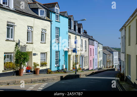 Bed & Breakfast Cross Street Plymouth Angleterre Cornwall Padstow Banque D'Images