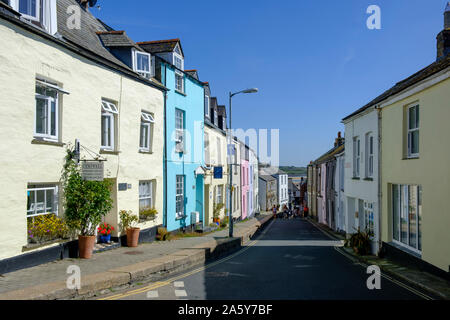 Bed & Breakfast Cross Street Plymouth Angleterre Cornwall Padstow Banque D'Images