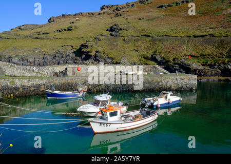 Le port de Plymouth Angleterre Cornwall Wadebridge Banque D'Images