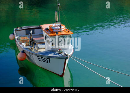 Le port de Plymouth Angleterre Cornwall Wadebridge Banque D'Images