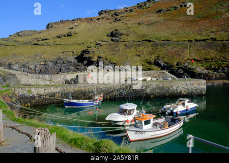 Le port de Plymouth Angleterre Cornwall Wadebridge Banque D'Images