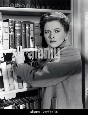 Année : 1941 suspicion USA Réalisation : Alfred Hitchcock Joan Fontaine Banque D'Images