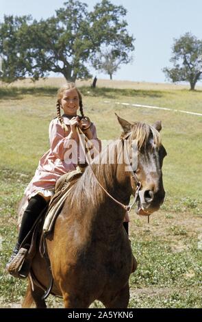 La petite maison dans la prairie petite maison dans la prairie Série TV 1974 - 1983 USA Réalisateur : Michael Landon Melissa Gilbert Banque D'Images