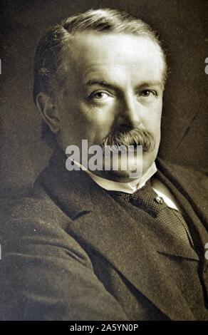 David Lloyd George, premier comte de Dwyfor Lloyd-George, était un homme politique libéral et homme d'État. Il a été Premier Ministre du Royaume-Uni, et a dirigé un gouvernement de coalition de guerre entre 1916 et 1922 et était le chef du Parti libéral de 1926 à 1931. Banque D'Images